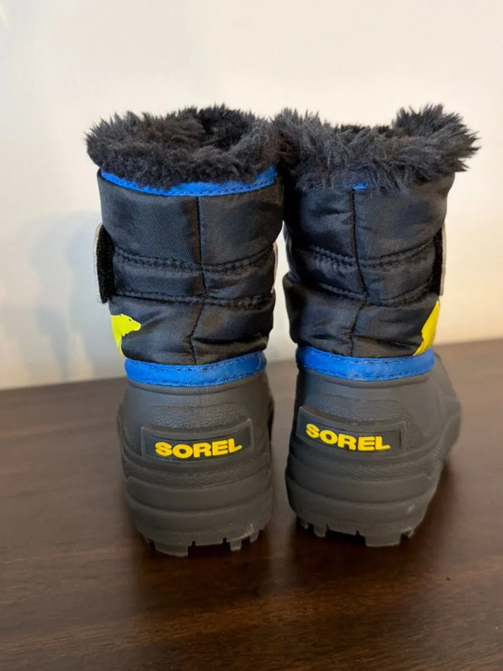 Sorel Boots Kids 5 Toddler Commander Insulated Winter Snow Boot Black NV1960-011